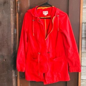 Mossimo hooded casual jacket, orange, W sm
